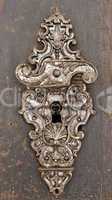Wonderful ornamented old door handle