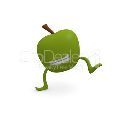 Dancing apple
