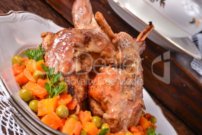 roast rabbit