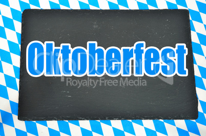 Oktoberfest blau Bayern Wiesn