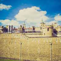 vintage look tower of london