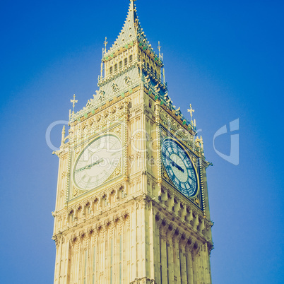 vintage look big ben