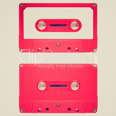retro look tape cassette