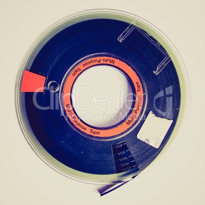 retro look tape reel