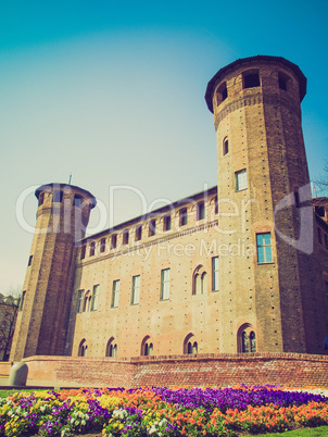 retro look palazzo madama, turin