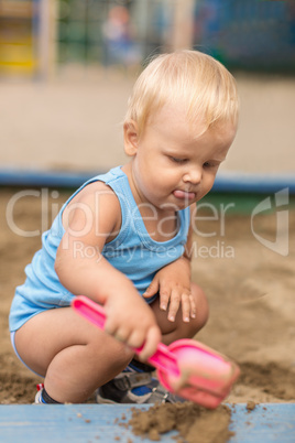 very diligent builder from sand