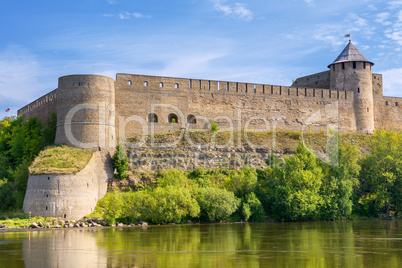 russian fortress. ivangorod