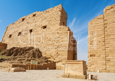 temple of karnak. luxor, egypt
