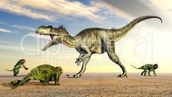 Megalosaurus und Doliosauriscus