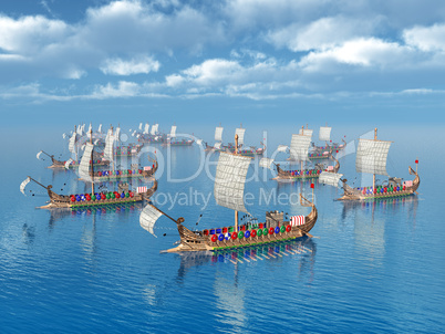 Römische Kriegsschiffe