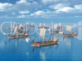 Römische Kriegsschiffe