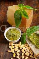 italian basil pesto bruschetta ingredients