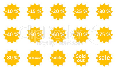 Sale icons