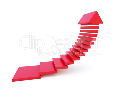 stairs going  upward