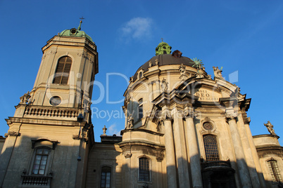 the dominican church and monastery in lviv