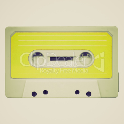 retro look tape cassette