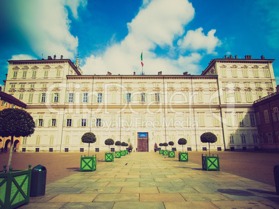 retro look palazzo reale, turin