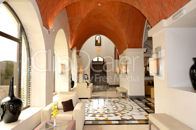 lobby interior of the luxury hotel, ras al khaimah, uae