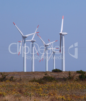 wind power generators in the bulgaria