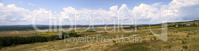 panorama of bulgarian fields
