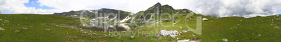 panorama of bulgarian mountains