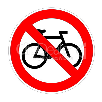 No bikesign