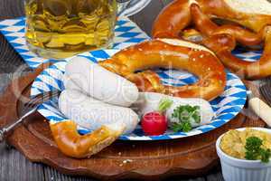 Bayerische Oktoberfest Mahlzeit
