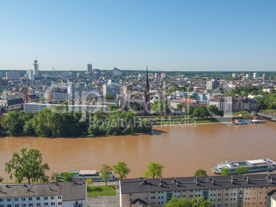 aerial view of frankfurt