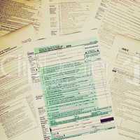 retro look tax forms