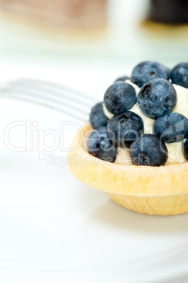 blueberry cream cupcake