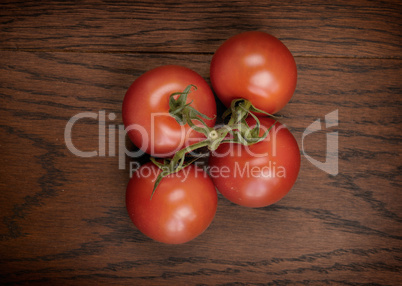 Four tomatoes