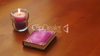 Romantic Book and Candle