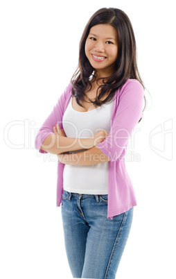 Portrait of Asian woman smiling