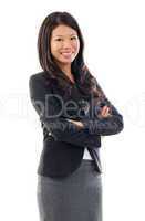 Arms crossed Asian Business woman
