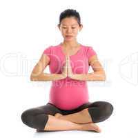 Prenatal yoga meditation