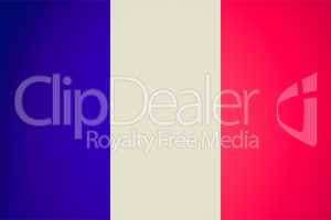 retro look french flag