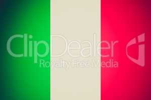 retro look italian flag
