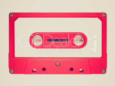 retro look tape cassette