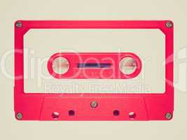 retro look tape cassette