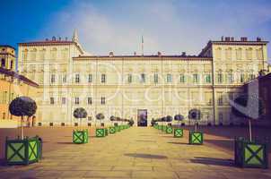 retro look palazzo reale turin