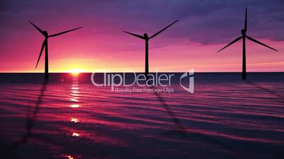 Wind power at sea