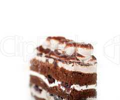 whipped cream dessert cake slice