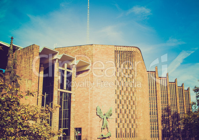 retro look coventry cathedral