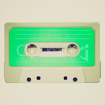 retro look tape cassette