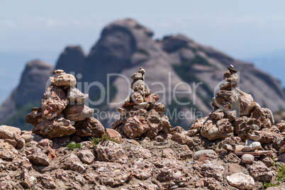 View of Montserrat mountains (Spain)