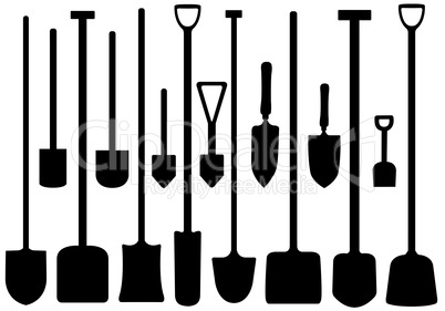 Set Of Shovels