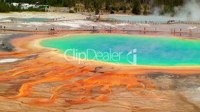 Grand Prismatic Spring, time lapse