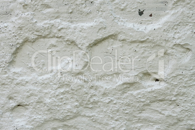 concrete wall painted with lime