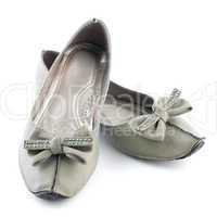 Woman casual grey flat shoes