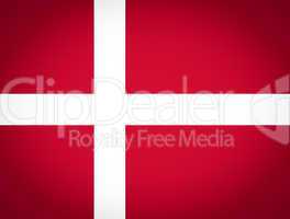 flag of denmark vignetted